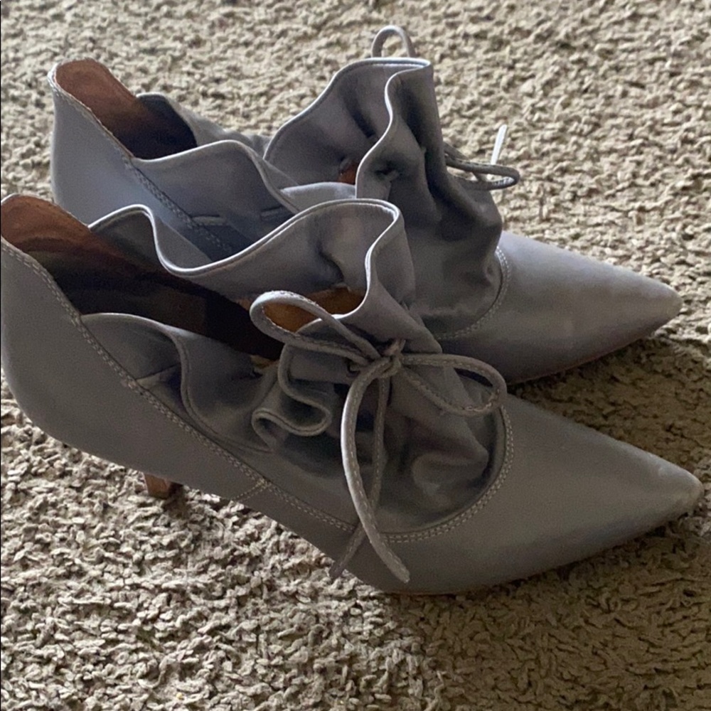 Grey booties